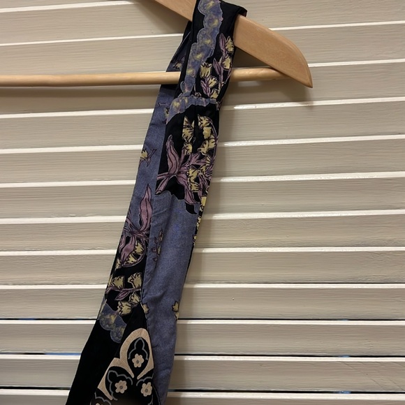 Free People Sweet Thing Mixed Print Cotton Bodysuit in Granite Combo,Size S, New - Picture 8 of 15